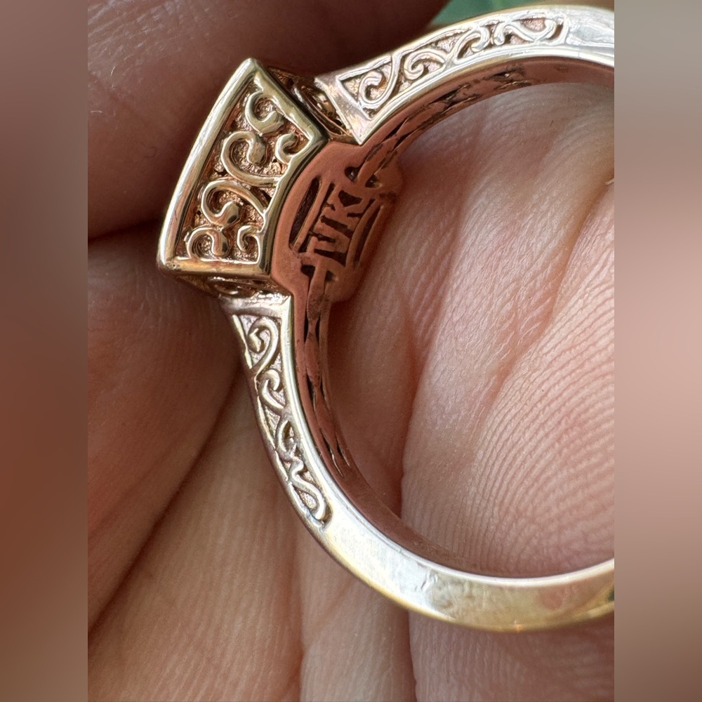 Vanna K CZ Ring in Rose Gold Plated 925 Sterling Silver - Picture 8 of 10